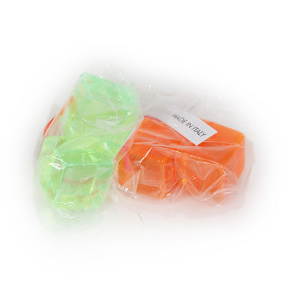 Louis Vuitton Resin Fluo Robert Wilson Hair Cubes Green Orange 1 of 5