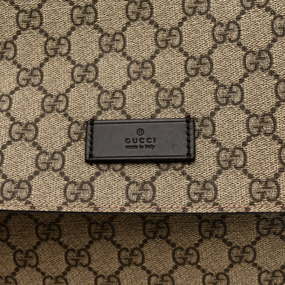 Gucci GG Plus Monogram Messenger Diaper Bag Dark Brown 9 of 13