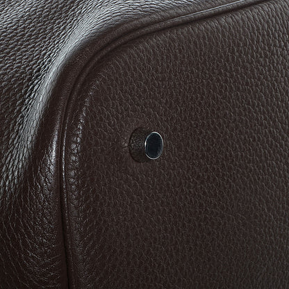 Hermes Taurillon Clemence Picotin Lock TGM Chocolate 13 of 17