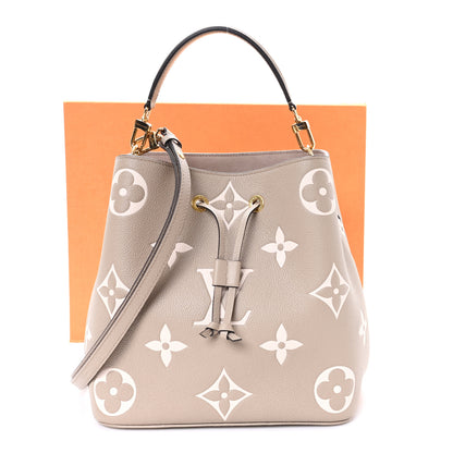 Louis Vuitton Empreinte Monogram Giant Neonoe MM Tourterelle Creme 11 of 11