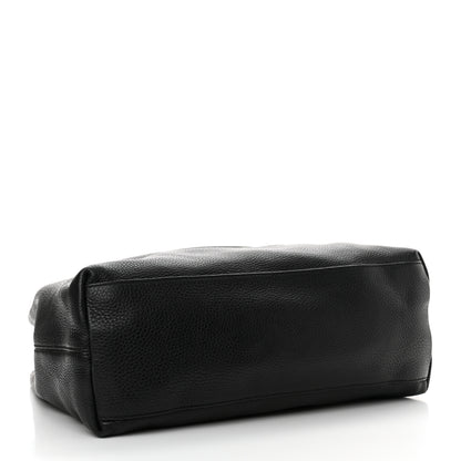 Gucci Pebbled Calfskin Medium Soho Chain Shoulder Bag Black 4 of 14