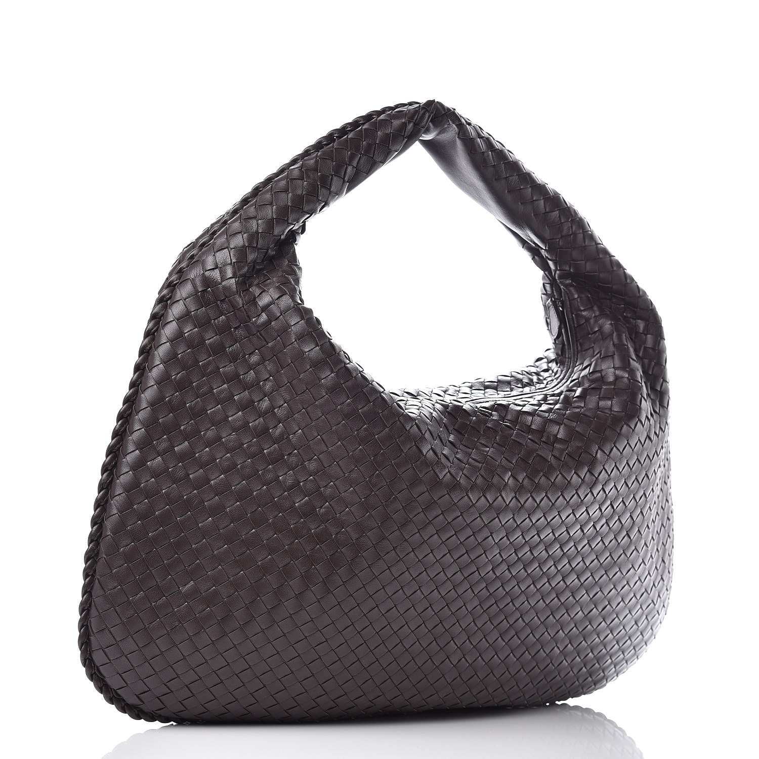 Bottega Veneta Nappa Intrecciato Maxi Veneta Hobo Ebano 3 of 9