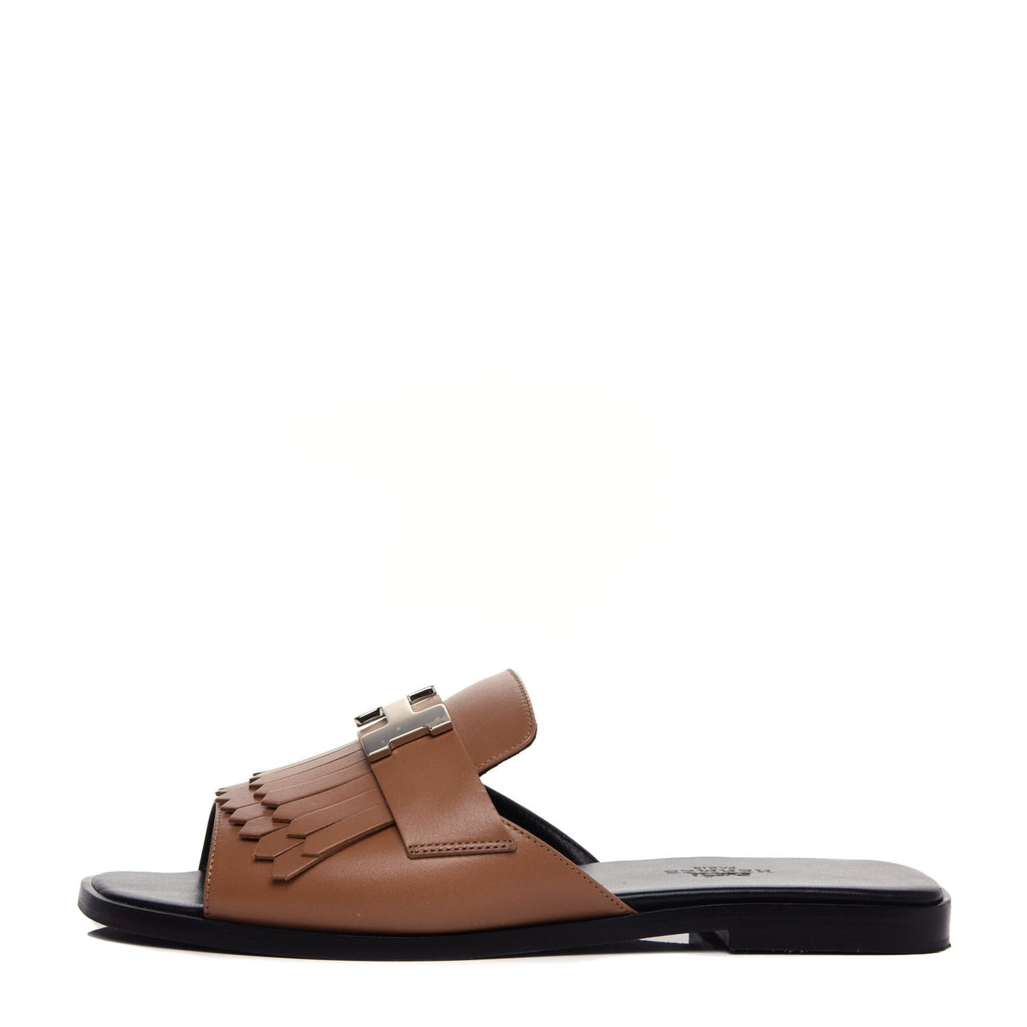 Calfskin Auteuil Sandals 36 Marron Havane