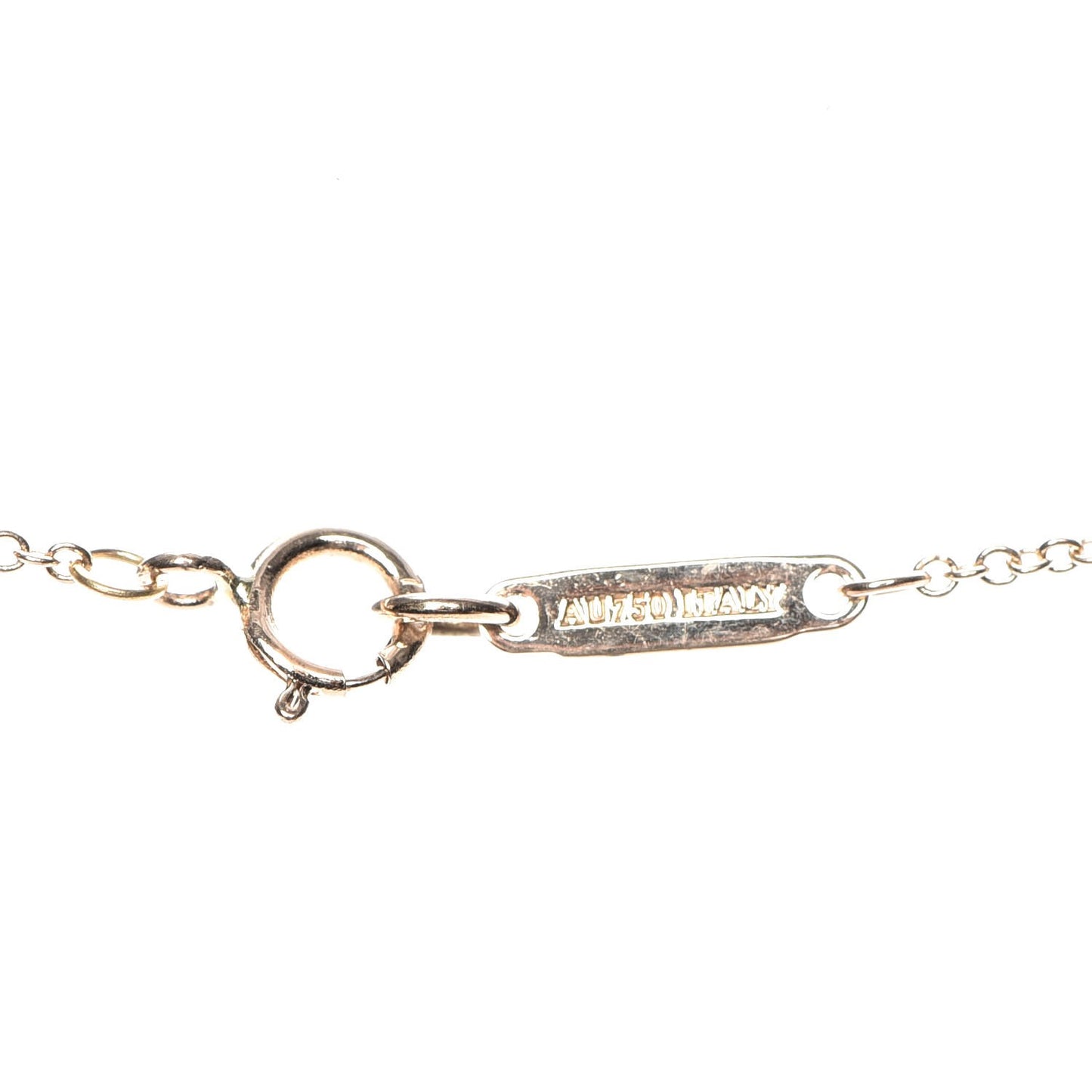18K Yellow Gold Diamond Bow Pendant Necklace
