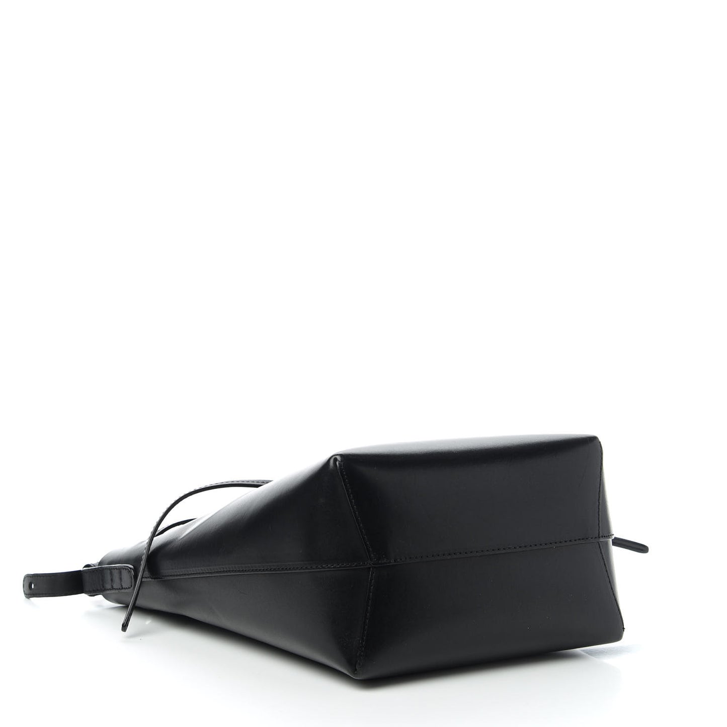 Calfskin Mini Bucket Bag Black Blu