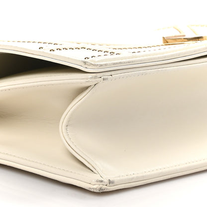 Christian Dior Lambskin Studded Medium Diorama Flap Bag Latte 7 of 8