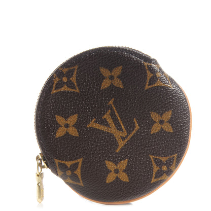 Louis Vuitton Monogram Porte-Monnaie Round Coin Purse 1 of 7