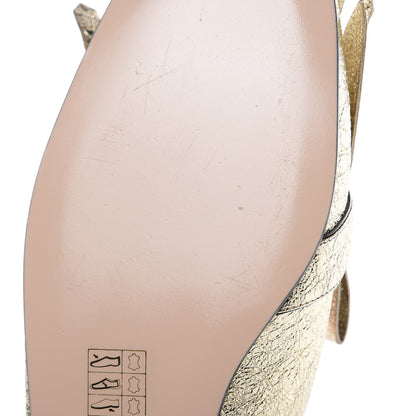 Gucci Galassia Womens GG Marmont Fringe Slippers 39.5 Platino 8 of 8