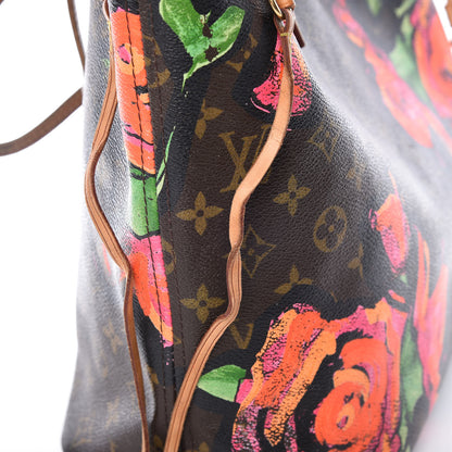 Louis Vuitton Monogram Roses Neverfull MM 29 of 37