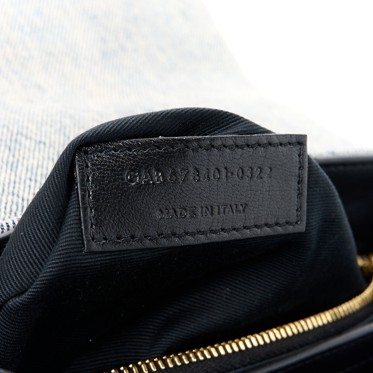 Saint Laurent Denim Y Quilted Monogram Toy Loulou Crossbody Bag Grey 9 of 14