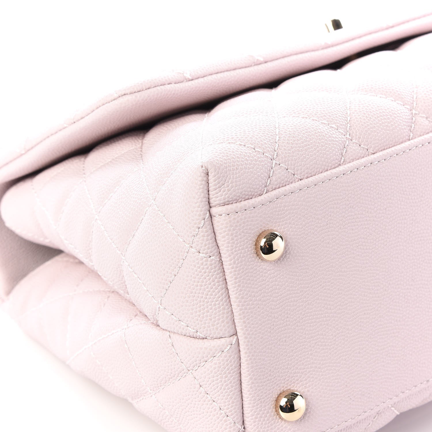 Chanel Caviar Quilted Small Coco Handle Flap Lilas Lilac 5 of 11