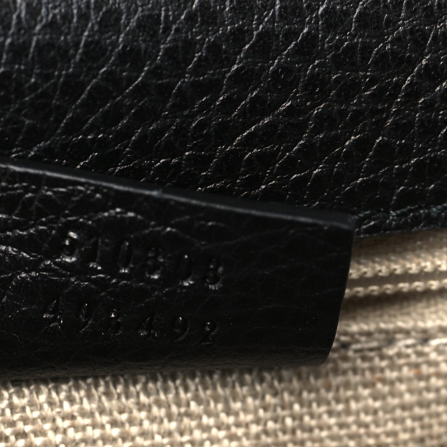 Gucci Dollar Calfskin Interlocking G Shoulder Bag Black 7 of 9