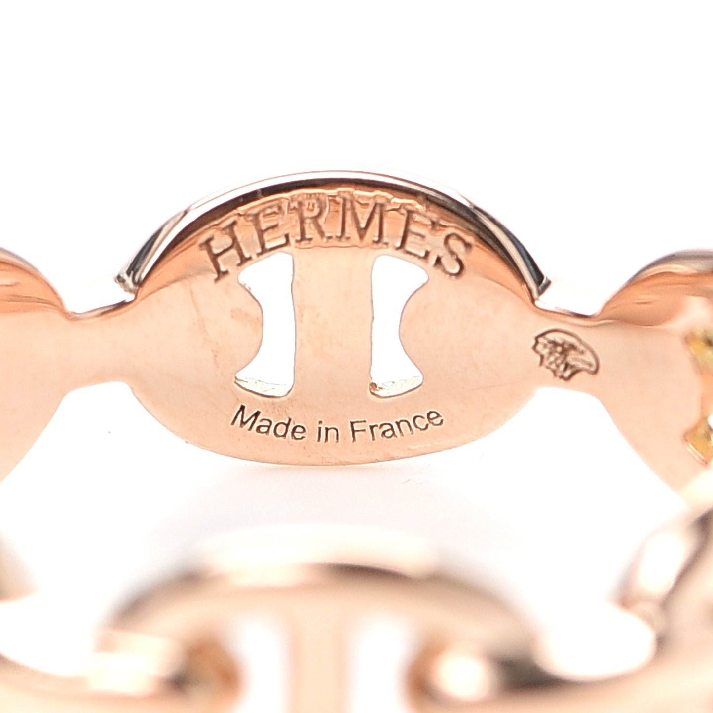 18K Rose Gold PM Chaine D'Ancre Enchainee Ring 51 5.75