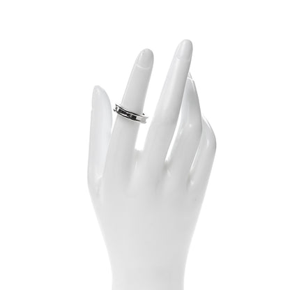 Bulgari 18K White Gold B.Zero1 One-Band Ring 52 6 2 of 6