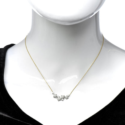 David Yurman 18K Yellow White Gold Diamond Precious Chatelaine Necklace 2 of 5
