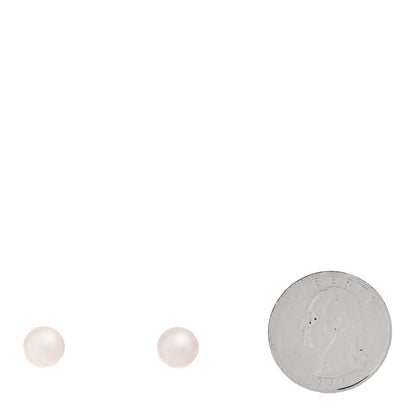 Tiffany 18K White Gold Akoya Pearl 7.5-8mm Earrings 2 of 5