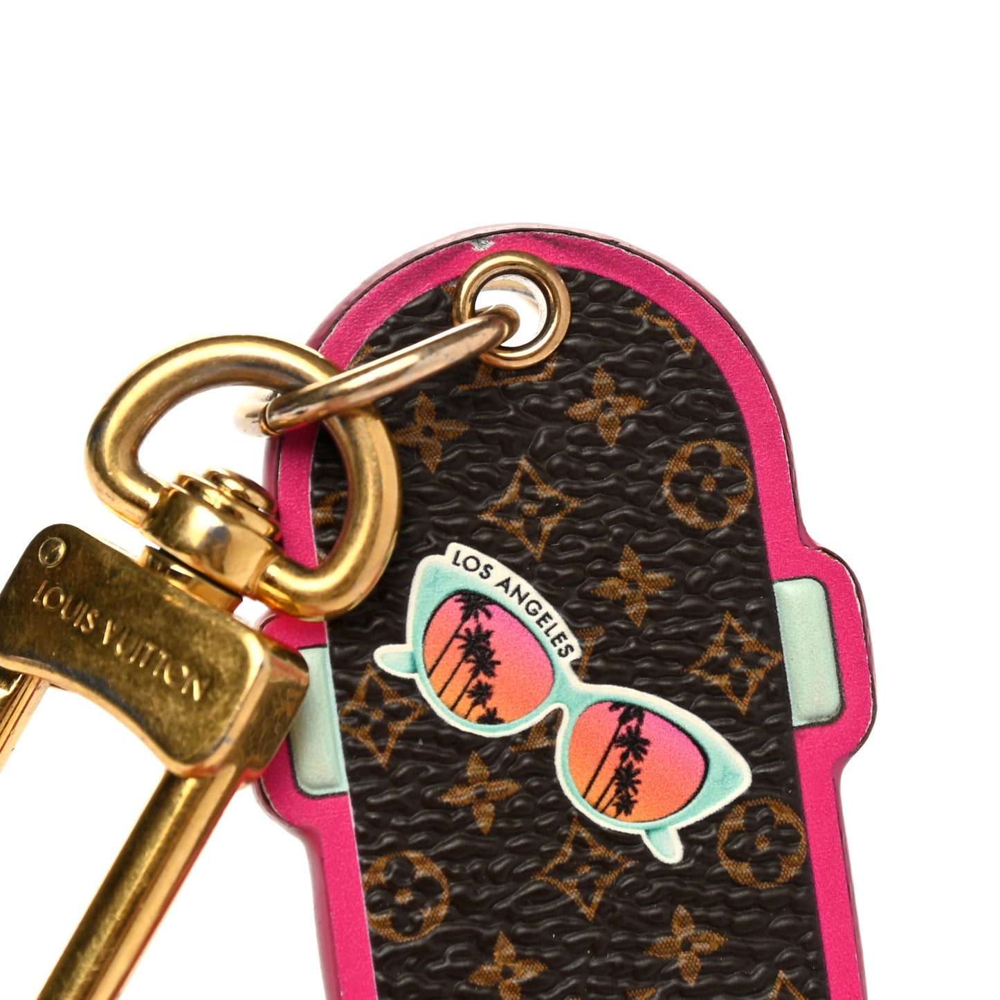 Monogram Skateboard Bag Charm Key Holder