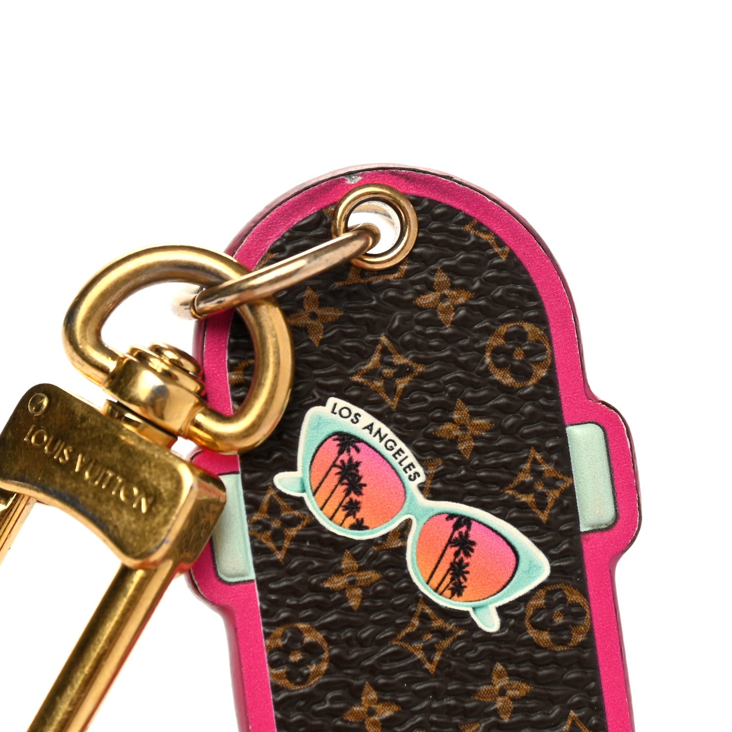 Louis Vuitton Monogram Skateboard Bag Charm Key Holder 4 of 4