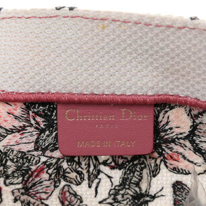 Christian Dior Canvas Embroidered Medium Butterfly Print Book Tote Multicolor 6 of 14