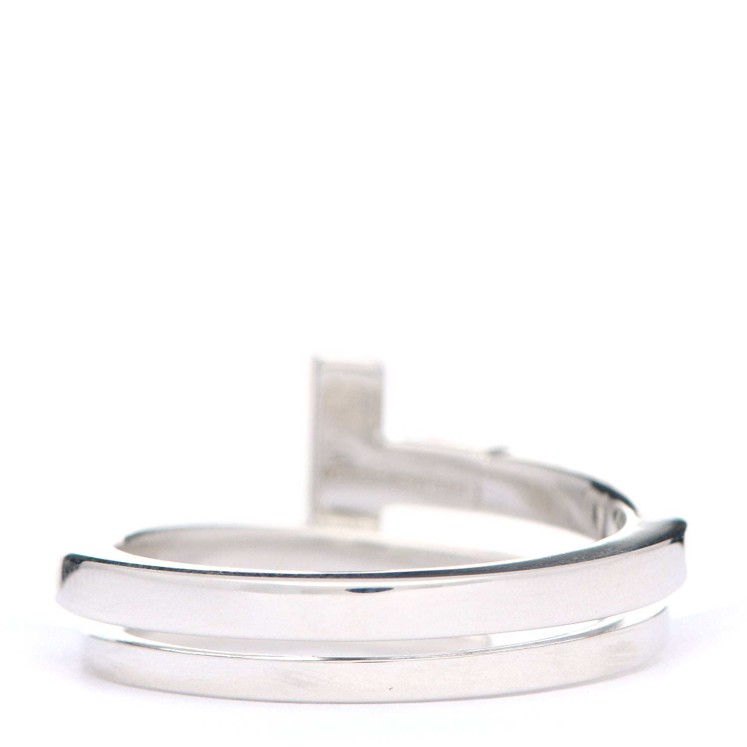 Tiffany Sterling Silver T Square Wrap Ring 54 6.75 3 of 5