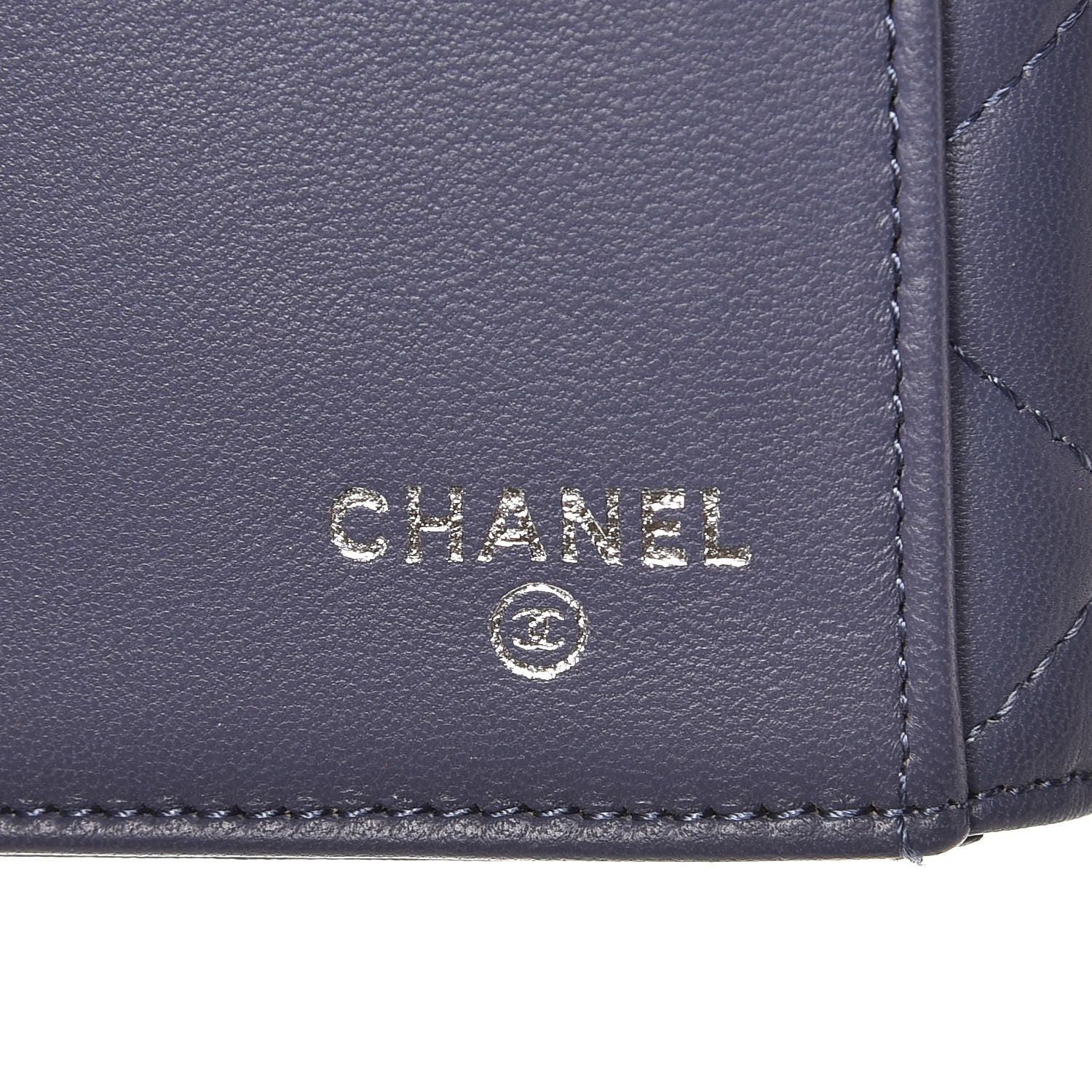 Chanel Lambskin Quilted Long Flap Wallet Lavender 6 of 13