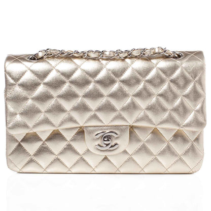Chanel Lambskin Medium Double Flap Gold 1 of 10