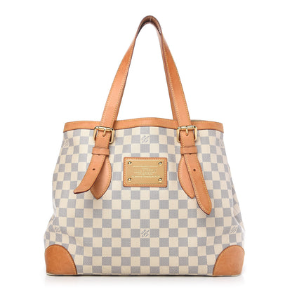 Louis Vuitton Damier Azur Hampstead MM 1 of 14