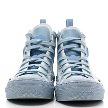 Christian Dior X DANIEL ARSHAM Technical Canvas Oblique Mens B23 High Top Sneakers 36 Blue Beige 2 of 13