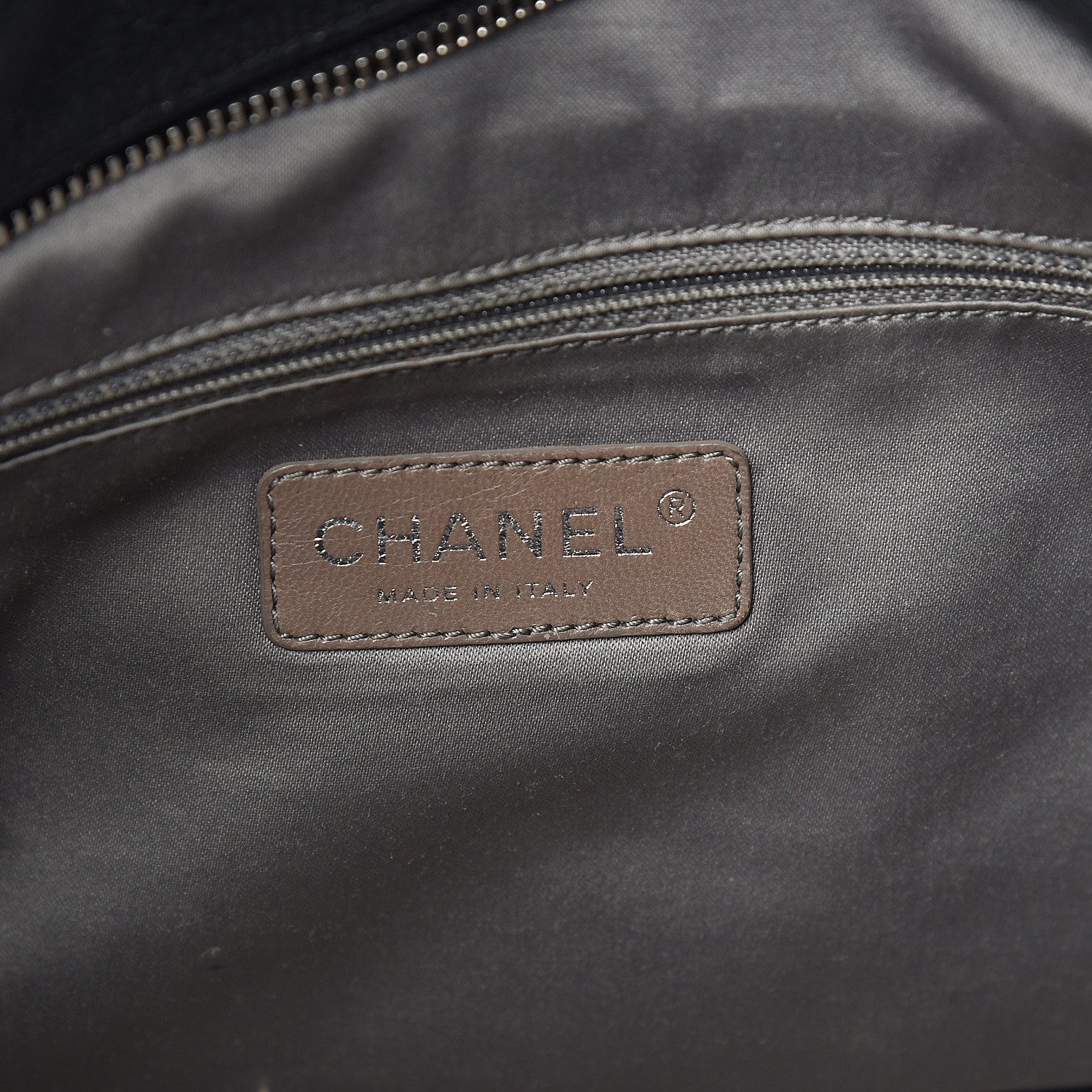 Chanel Glazed Caviar Quilted Mademoiselle Bowling Bag Black 7 of 13