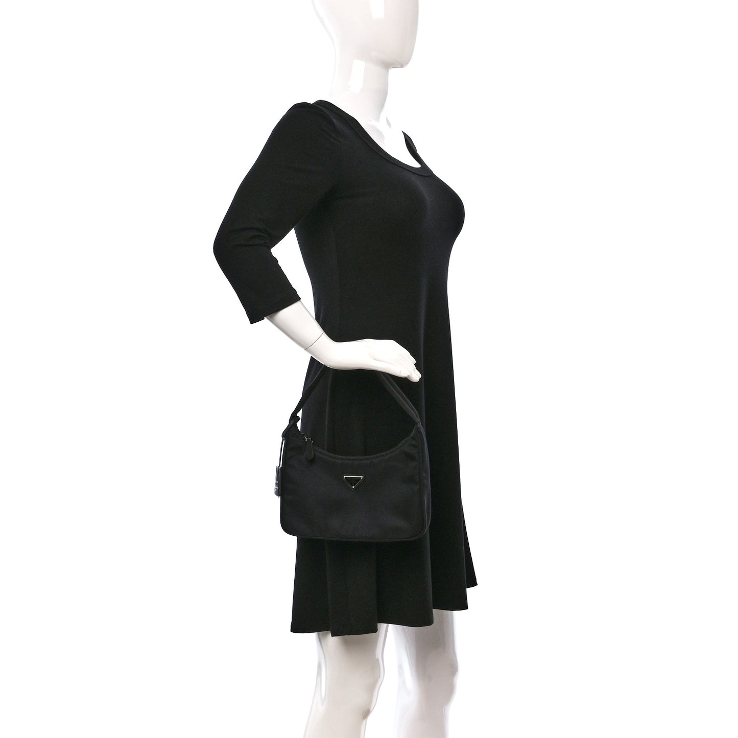 Tessuto Nylon Mini Re-Edition 2000 Bag Black