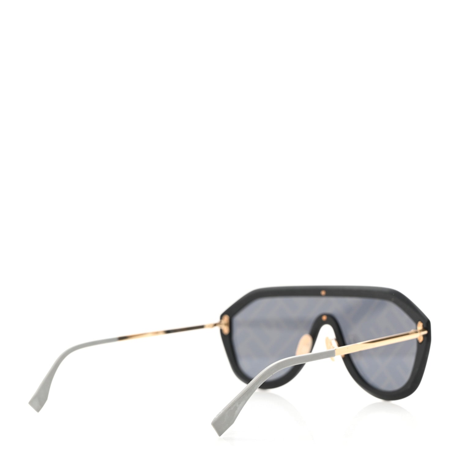 Fendi FF Fabulous Shield Sunglasses FF M0039/G/S Black 4 of 8