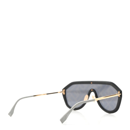 Fendi FF Fabulous Shield Sunglasses FF M0039/G/S Black 4 of 8