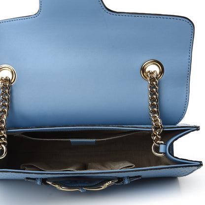 Gucci Microguccissima Medium Emily Chain Shoulder Bag Mineral Blue 5 of 9