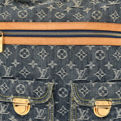 Louis Vuitton Denim Baggy GM Blue 8 of 17