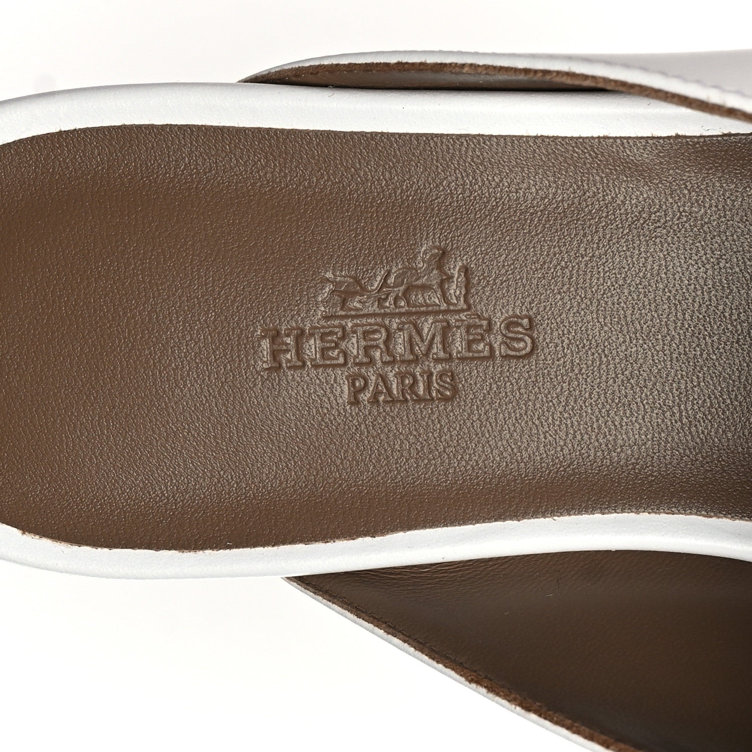 Hermes Calfskin Oz Mules 36.5 White 5 of 10