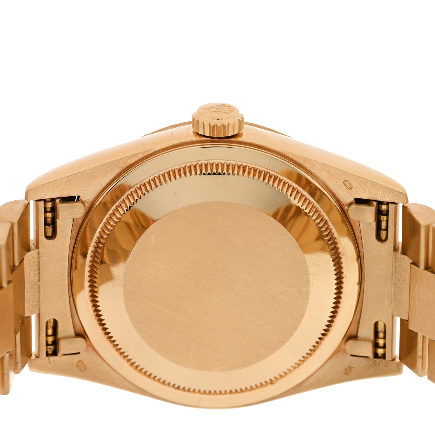 Rolex 18K Yellow Gold 36mm Oyster Perpetual Day-Date President Watch Silver 18248 4 of 4