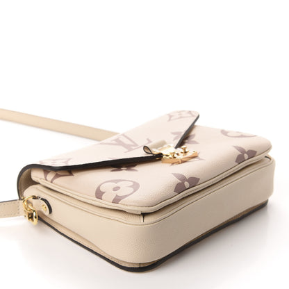 Louis Vuitton Empreinte Monogram Giant Pochette Metis Creme Bois De Rose 4 of 9