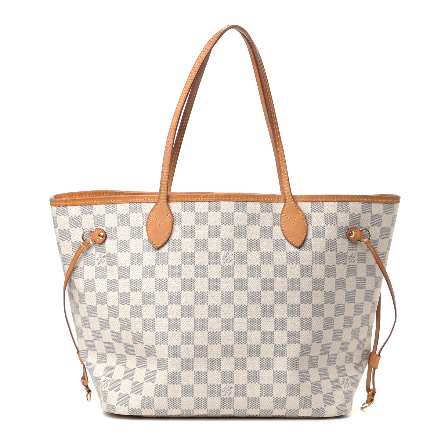 Damier Azur Neo Neverfull MM Rose Ballerine