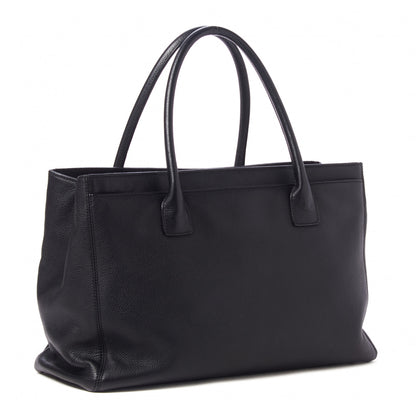 Chanel Calfskin Cerf Executive Shopper Tote Black 2 of 10