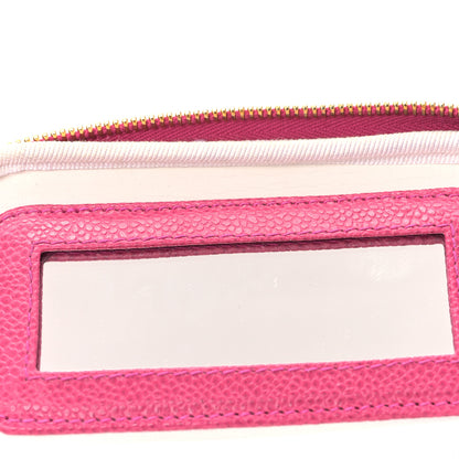Chanel Caviar Vanity Cosmetic Case Pink 8 of 11