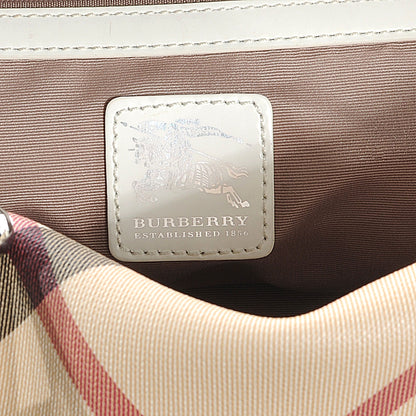 Burberry Nova Check Tote White 3 of 9