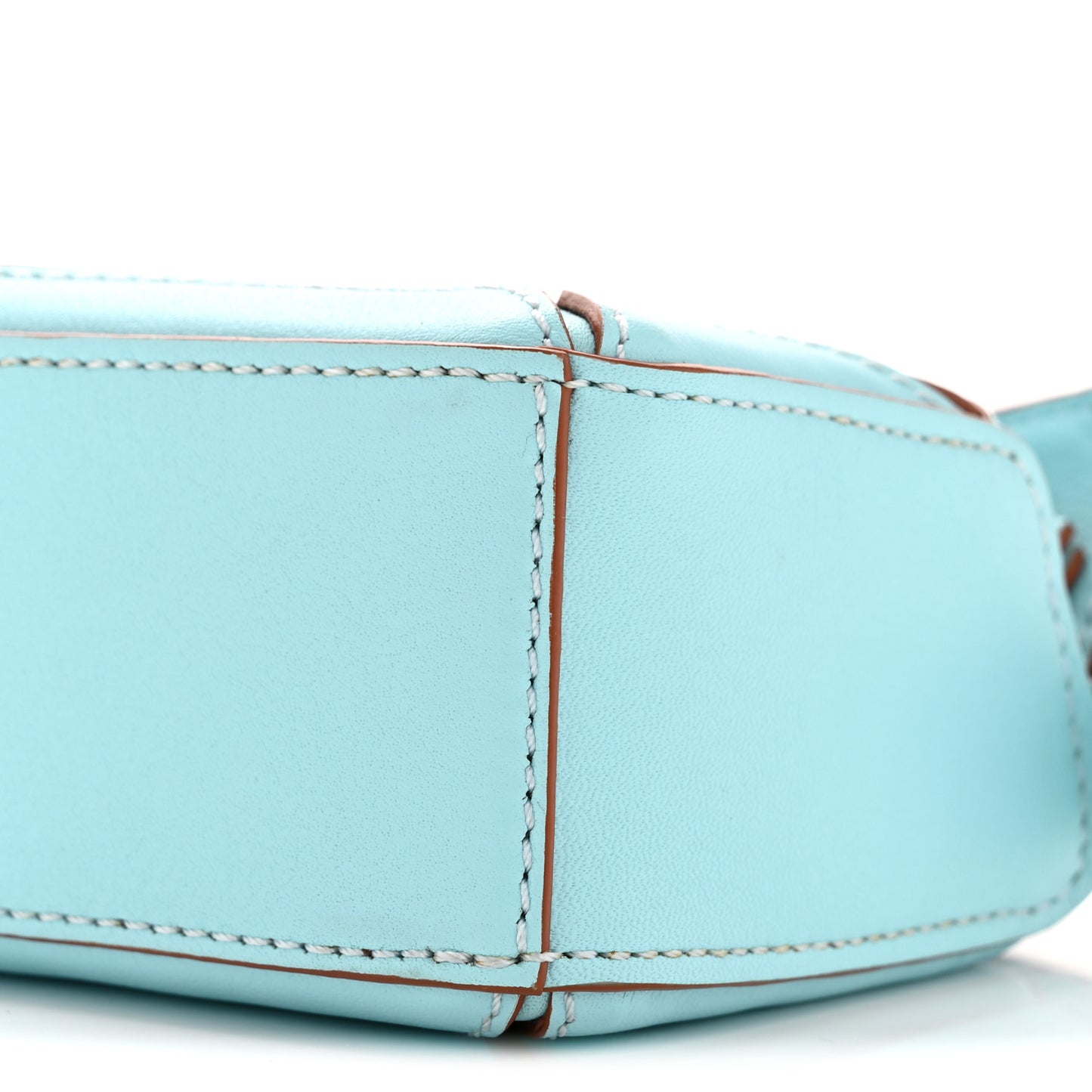 Calfskin Nano Puzzle Bag Pacific Aqua