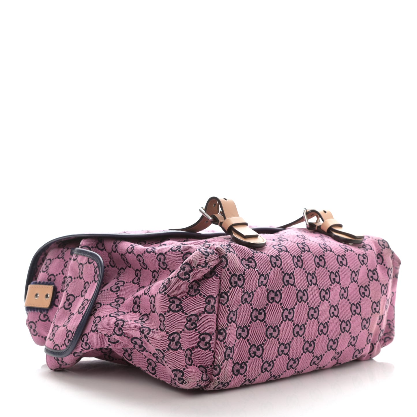 Monogram Multicolor Diaper Bag Pink Blue