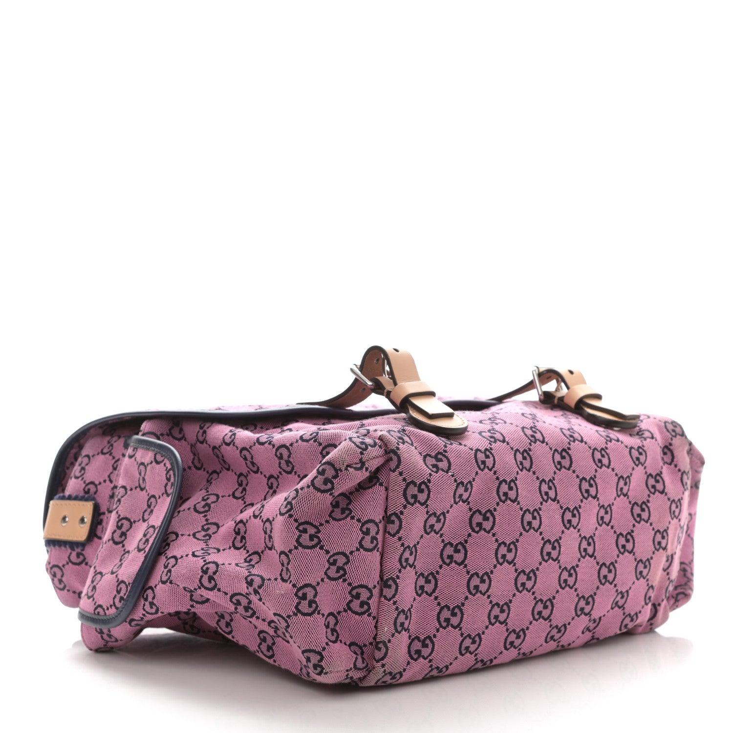 Gucci Monogram Multicolor Diaper Bag Pink Blue 4 of 15