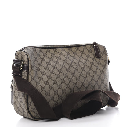 Gucci GG Plus Monogram Front Pocket Messenger Dark Brown 3 of 13