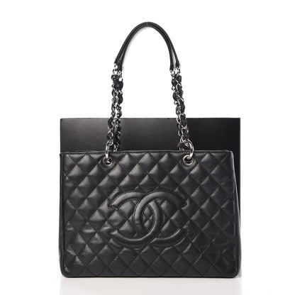 Chanel Caviar Quilted Grand Shopping Tote GST Black 8 of 8
