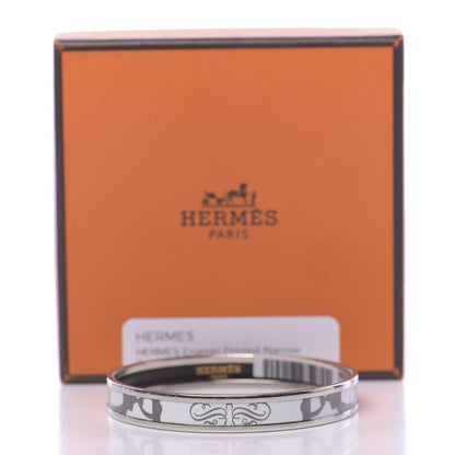 Hermes Enamel Printed Narrow Brides De Gala Tattoo Bracelet 65 Paltine 6 of 6