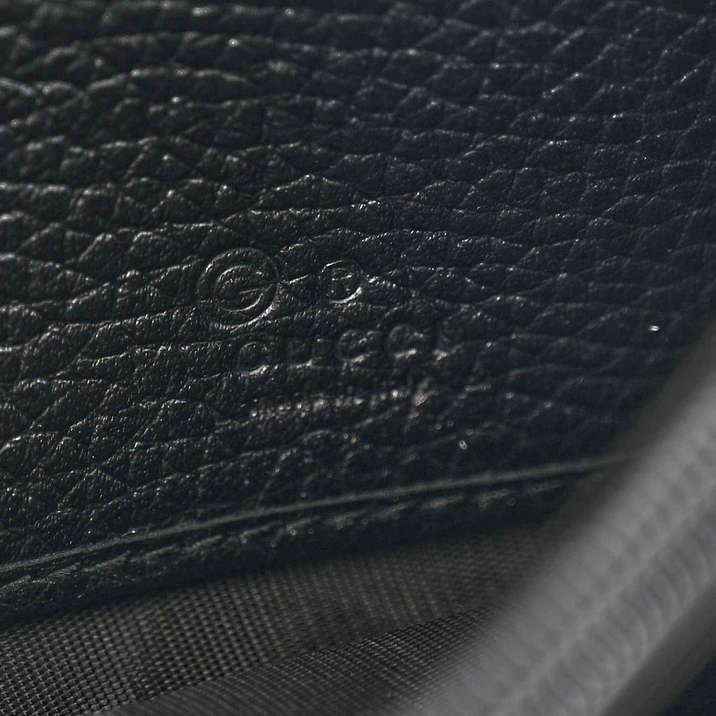 Pebbled Calfskin Large Soho Continental Wallet Black