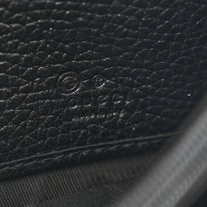 Gucci Pebbled Calfskin Large Soho Continental Wallet Black 7 of 10