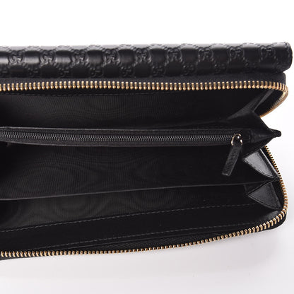 Gucci Soft Microguccissima Continental Zip Wallet Black 6 of 9